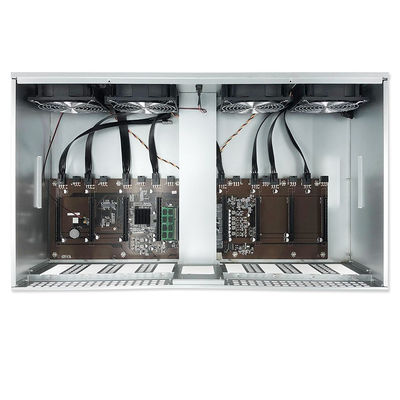 OEM de plataforma cuadro Gpu Mining Case de la explotación mineroa 6gpu nuevo para la tarjeta gráfica de Atx