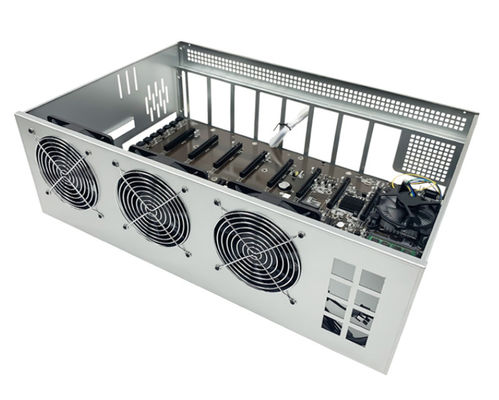 Tarjeta gráfica de Rack Eth For Atx Gtx del mineroo de plataforma cuadro Case New Asic de la explotación mineroa de 12 Gpu